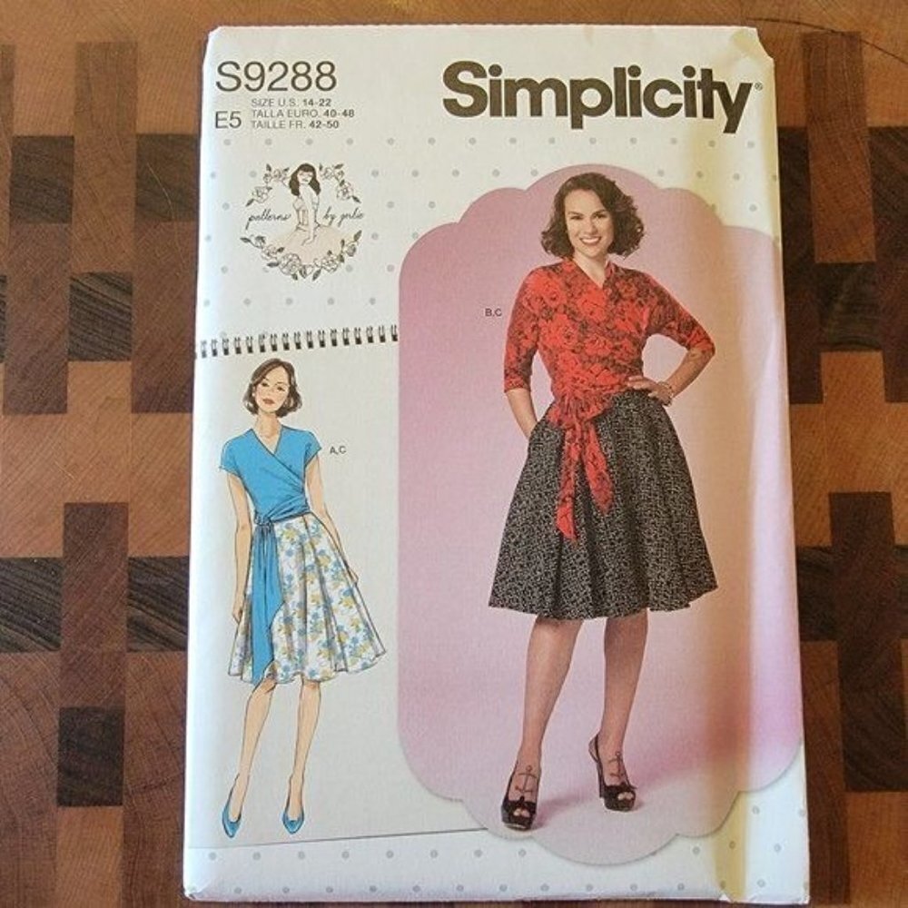 Simplicity 9288 - Uncut - Patterns by Gertie - Sizes 14-22